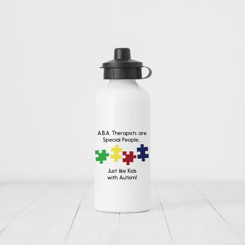 ABA Therapist, Therapist Gift, Autism, Custom Water Bottle, Personalized Water Bottle, Water Bottle, Therapist, DB05