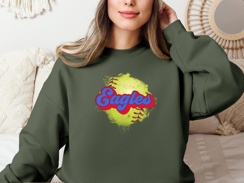 Softball Mom Sweatshirt: Game Day Team Spirit Shirt