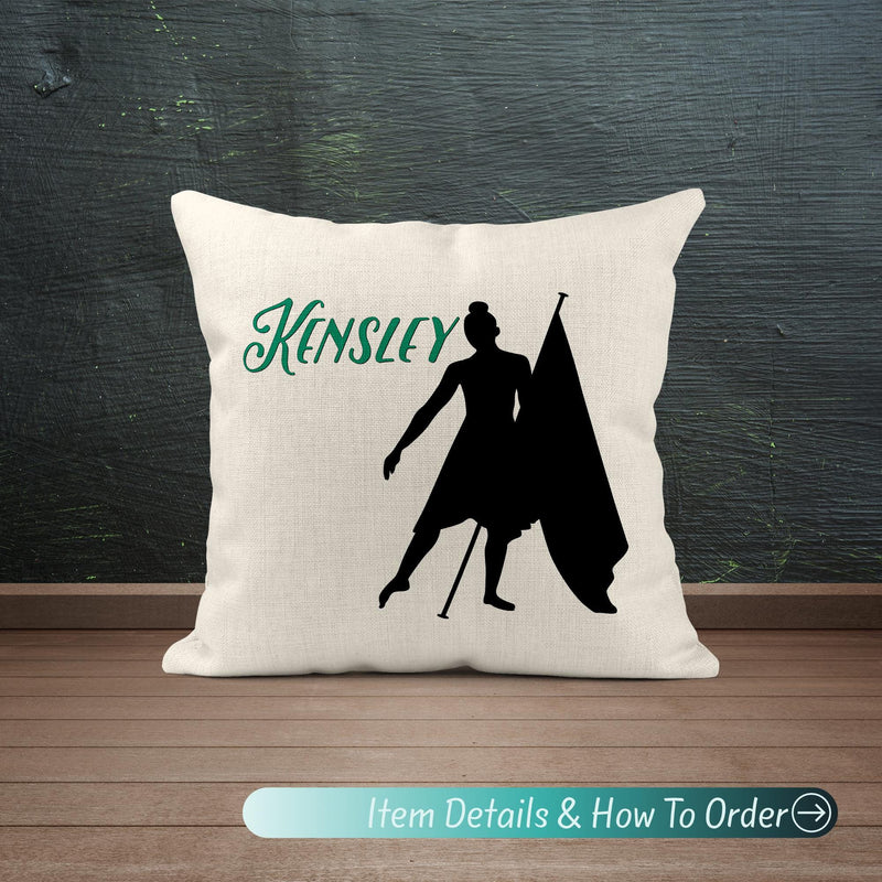 Color Guard Pillow – Custom Flag Team Gift