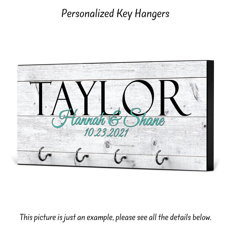 Key Holder for Wall, Wedding Gift, Gift for Her, Anniversary Gift, Housewarming Gift, New Home Gift, Home Decor, Key Holder, KH46