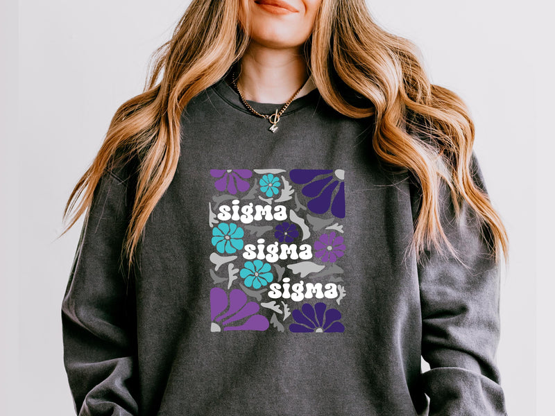 Tri Sigma Sweatshirt – Sigma Sigma Sigma Big Little Sorority Gift