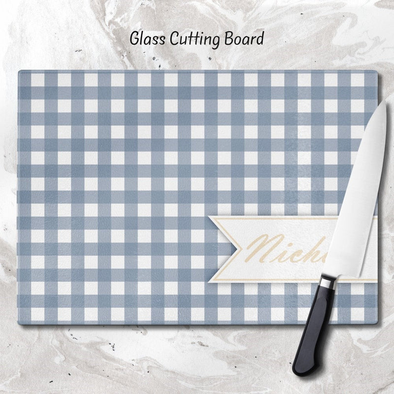 Personalized Cutting Board, Glass Cutting Board, Cutting board, Kitchen Decor, Wedding Gift, Anniversary Gift, Housewarming Gift, GC10