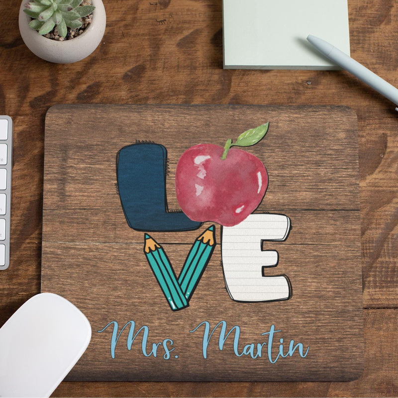 Teacher Mousepad - Custom Teacher Appreciation Gift for Back to School