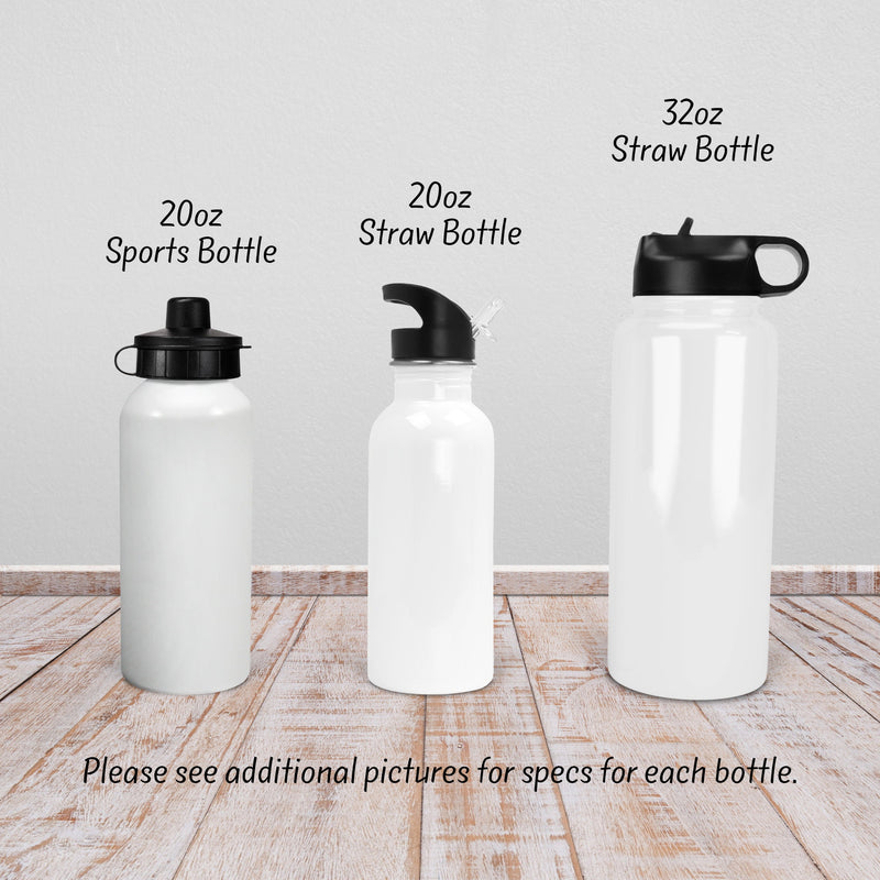 Soccer Gift, Personalized water bottle, soccer water bottle, water bottle, Team Gifts, sports water bottle, custom water bottle, SZ02