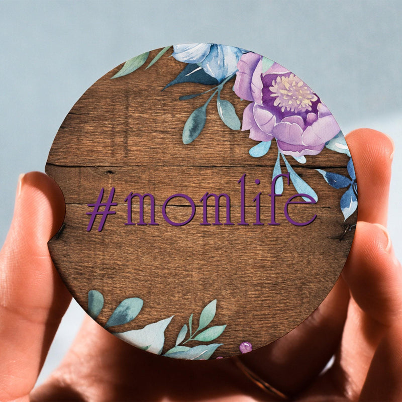 Boho Car Coasters - Cute Custom Coaster Set for Car Decor & Wedding Favors