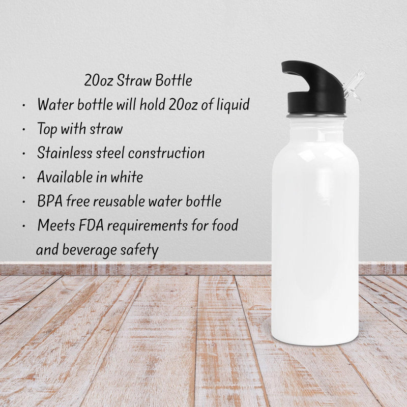 Like A Boss, Custom Water Bottle, Team Gift, Sports Water Bottle, Personalized Water Bottle, Water Bottle, DB02