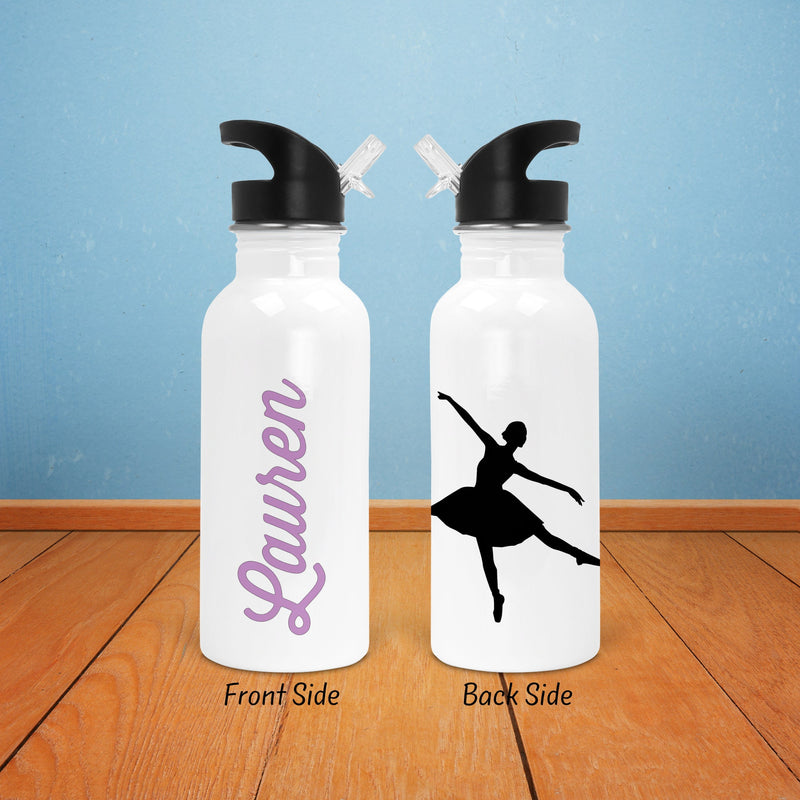Ballerina, Dance Gift, Ballerina Gift, Dance, Custom Water Bottle, Team Gifts, Sports Water Bottle, Personalized Water Bottle, SZ09