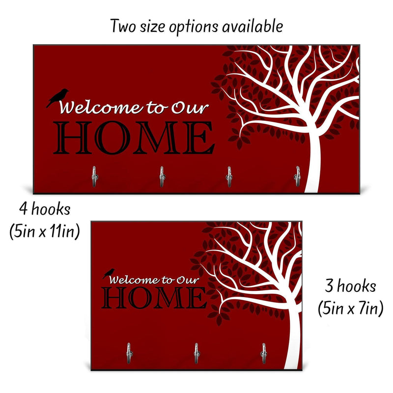 Personalized Housewarming Gift, New Home Gift, Key Holder, Key Rack, Key Hanger, Monogrammed Wedding Gift, Key Wall Organizer, KH29