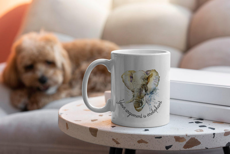 Custom Elephant Mug - Perfect Elephant Christmas Gift