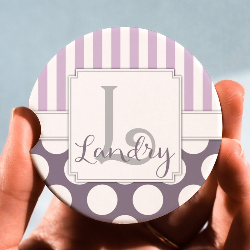 Custom Cute Car Coaster Set – Personalized Car Decor Accessories