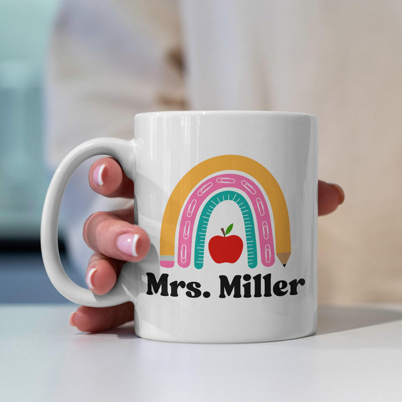 Personalized Teacher Mug - Custom Teacher Appreciation Gift