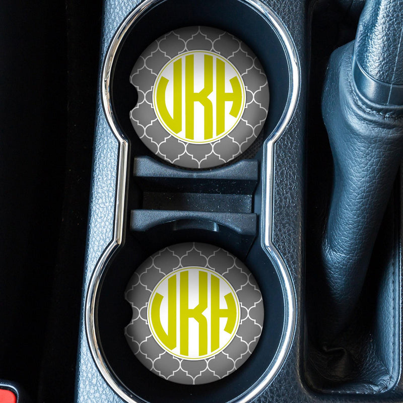 Custom Cute Car Coaster Set – Personalized Car Decor Accessories