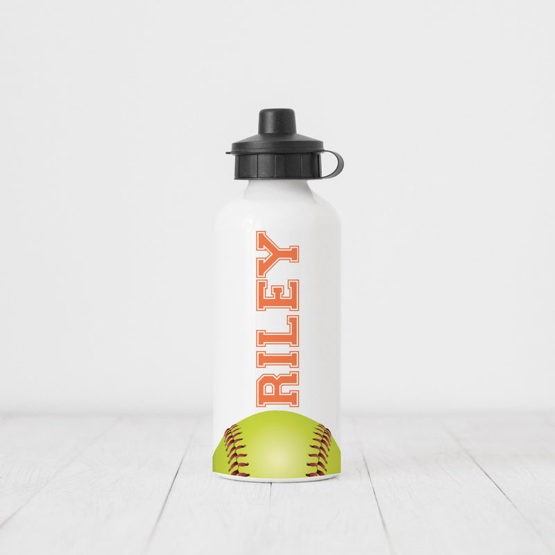 Softball Gifts, Softball Water Bottle, Team Gifts, Sports Water Bottle, Personalized Water Bottle, Customer Water Bottle, SB17