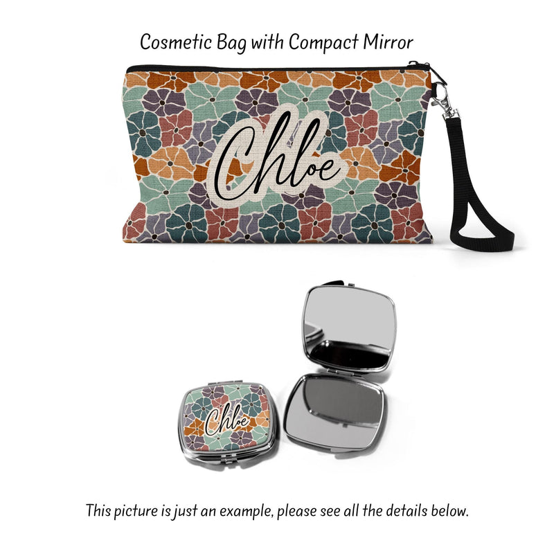 Summer Shabby Chic Makeup Bag – Bridesmaid & Best Friend Gift