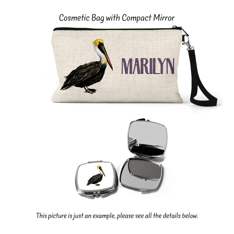 Pelican Lover Custom Makeup Bag