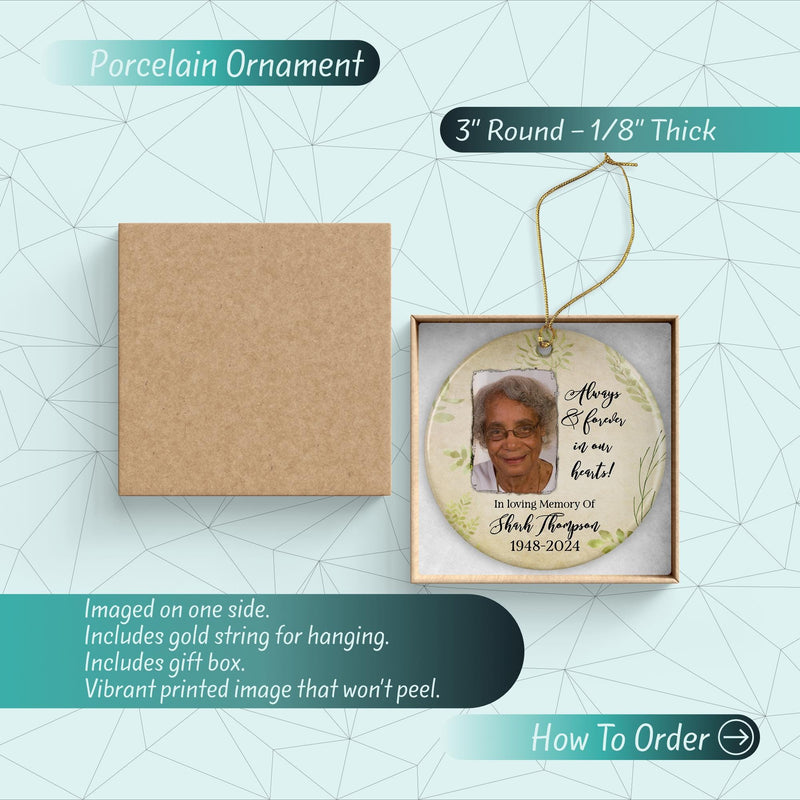 In Loving Memory Ceramic Ornament
