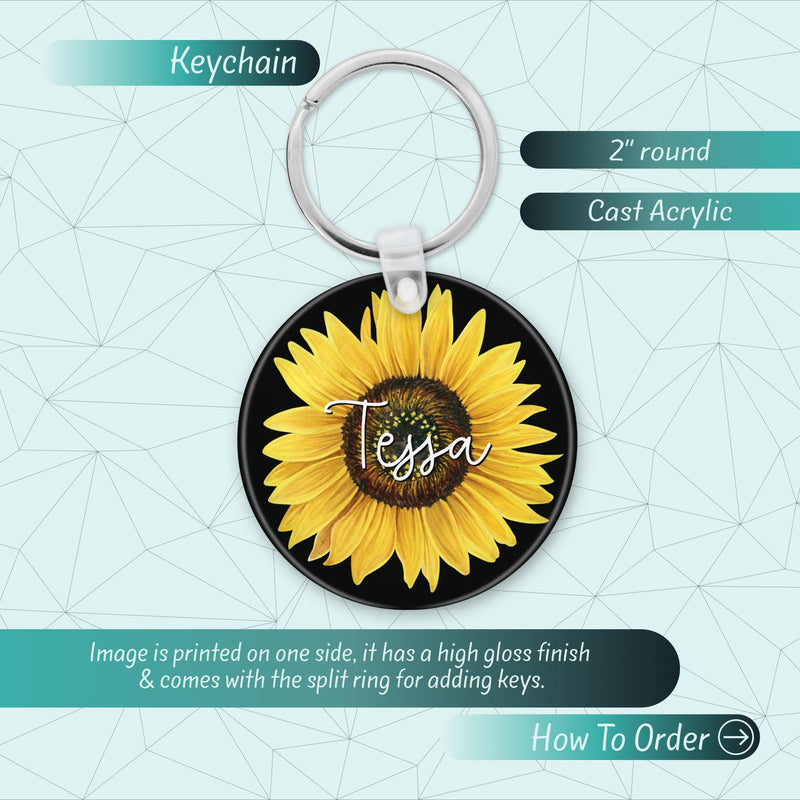 Acrylic Name Keychain – Cute Custom Keychain & Bag Charm