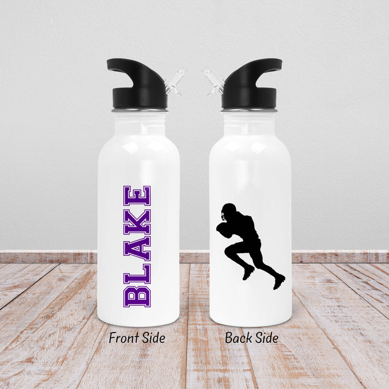 Football Gift, Football Water Bottle, Football Team, Team Gifts, Personalized Water Bottle, Sports Water Bottle, Water Bottle, SZ20