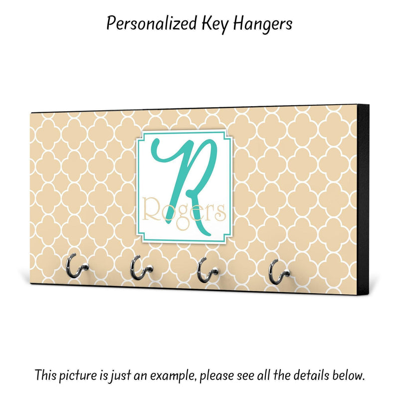 Personalized Housewarming Gift, New Home Gift, Key Holder, Key Rack, Key Hanger, Monogrammed Wedding Gift, Key Wall Organizer, KH21
