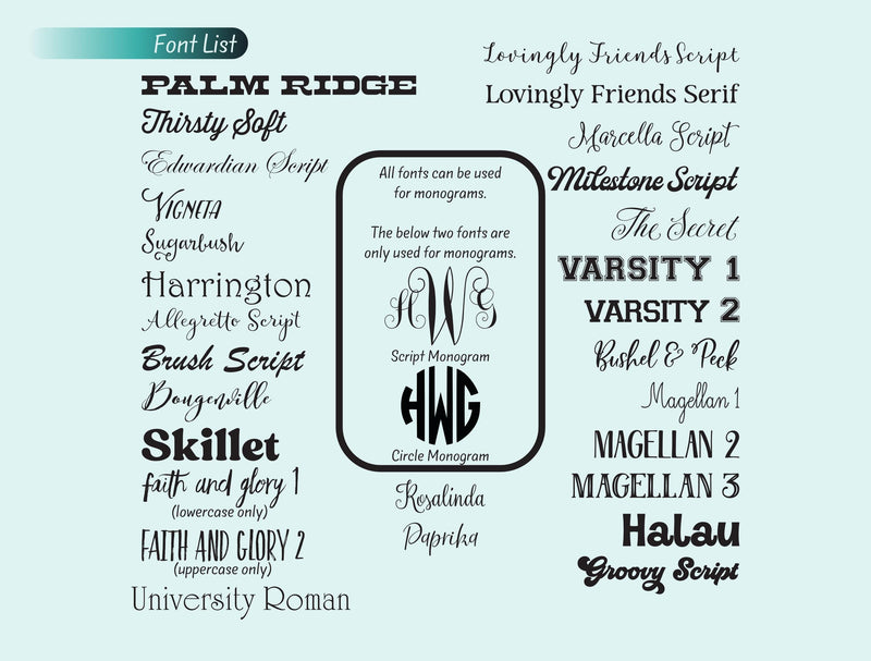 a poster with some type of font on it