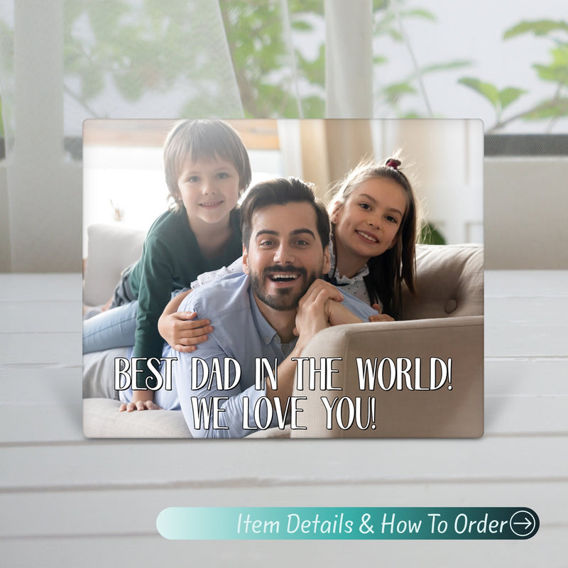 Dad Picture Frame - Ideal Christmas and Father&