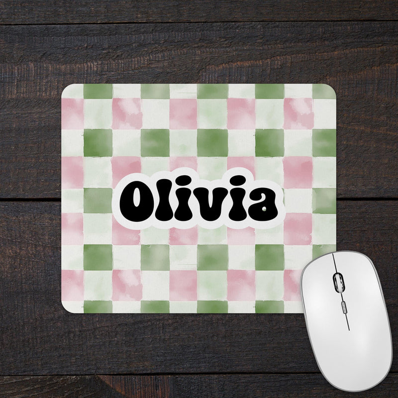 Retro Shabby Chic Mousepad – Office Gift & Desk Accessory