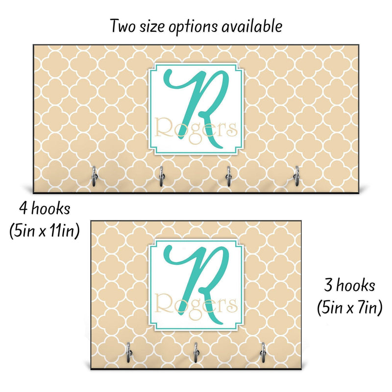 Personalized Housewarming Gift, New Home Gift, Key Holder, Key Rack, Key Hanger, Monogrammed Wedding Gift, Key Wall Organizer, KH21