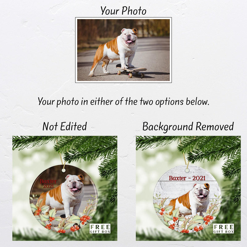 Custom Pet Ornament: Dog & Cat Memorial Keepsake