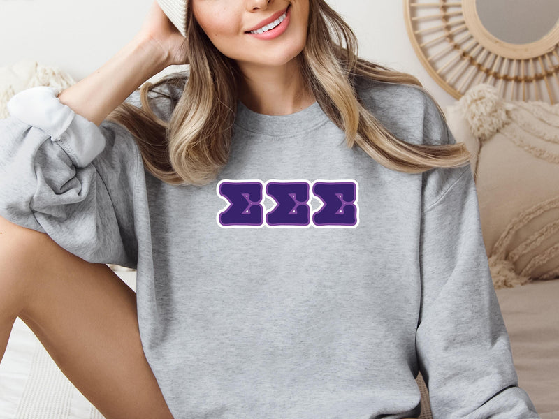 Tri Sigma Sweatshirt – Sigma Sigma Sigma Big Little Sorority Gift