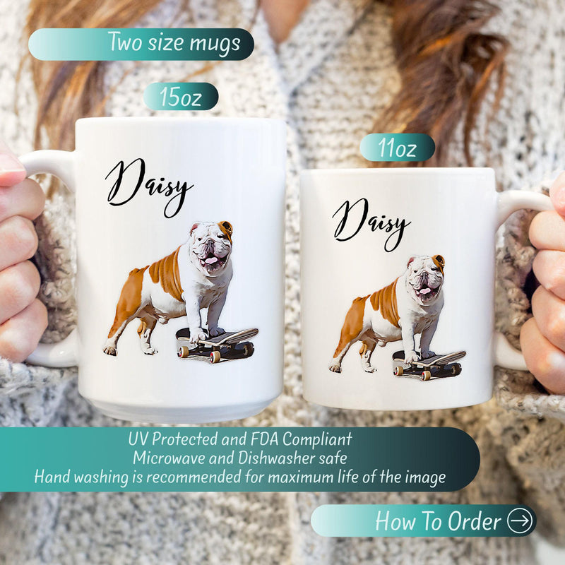 Custom Dog Memorial Mug - Heartfelt Pet Memorial Gift