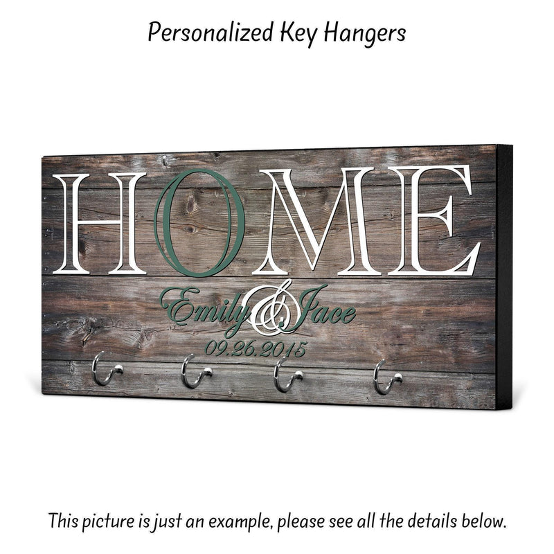 Key Holder for Wall, Wedding Gift, Gift for Her, Anniversary Gift, Housewarming Gift, New Home Gift, Key Holder, Closing Gift, KH02