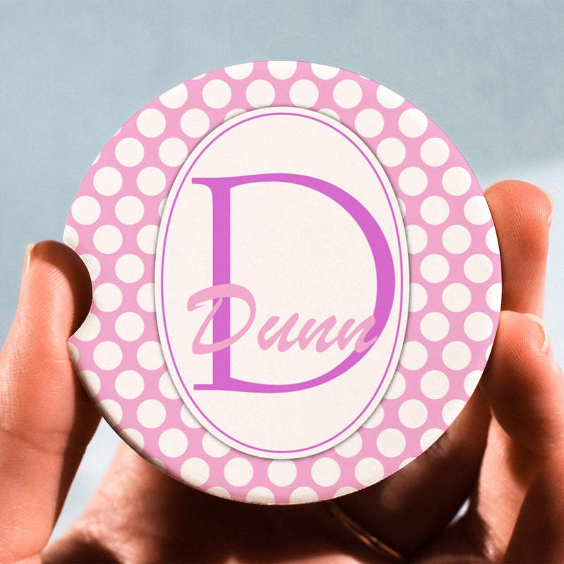 Custom Cute Car Coaster Set – Personalized Car Decor Accessories