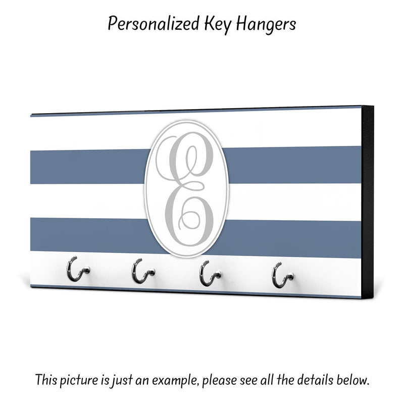 Personalized Housewarming Gift, New Home Gift, Key Holder, Key Rack, Key Hanger, Monogrammed Wedding Gift, Key Wall Organizer, KH23