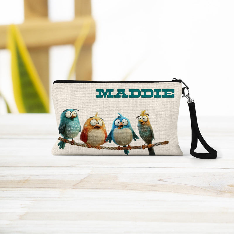 Bird Lover Custom Makeup Bag