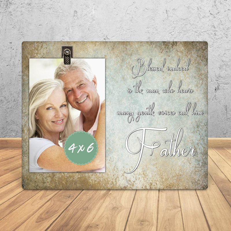 Dad Picture Frame - Perfect Gift for Dad, New Dad, or Fathers Day - 8x10 Photo Frame with Glossy Finish