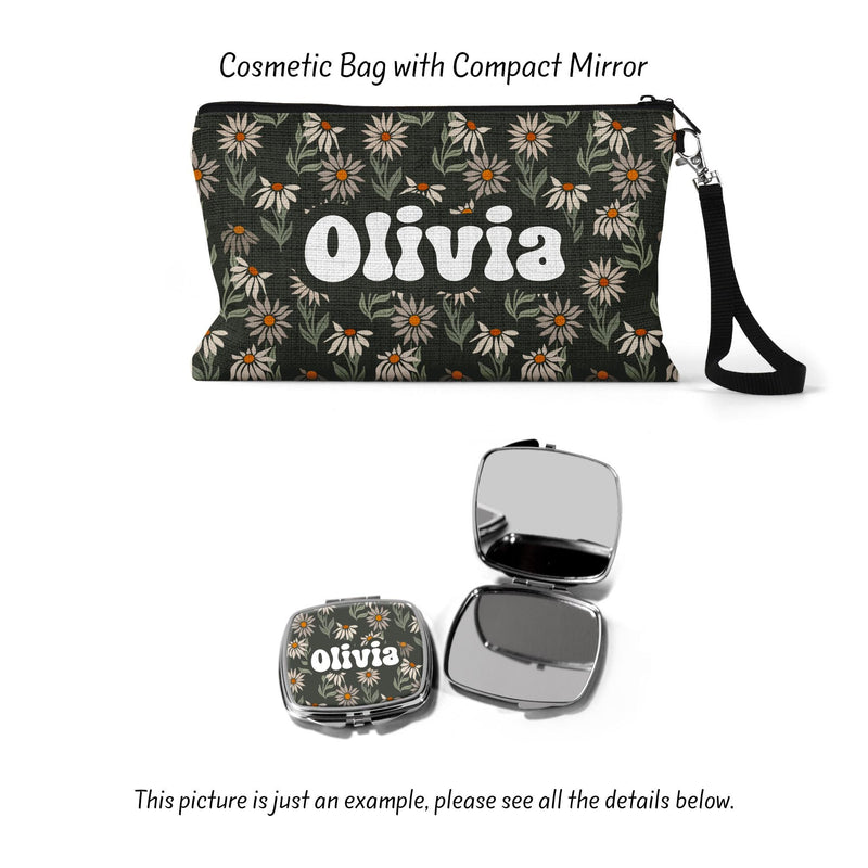 Summer Shabby Chic Makeup Bag – Bridesmaid & Best Friend Gift