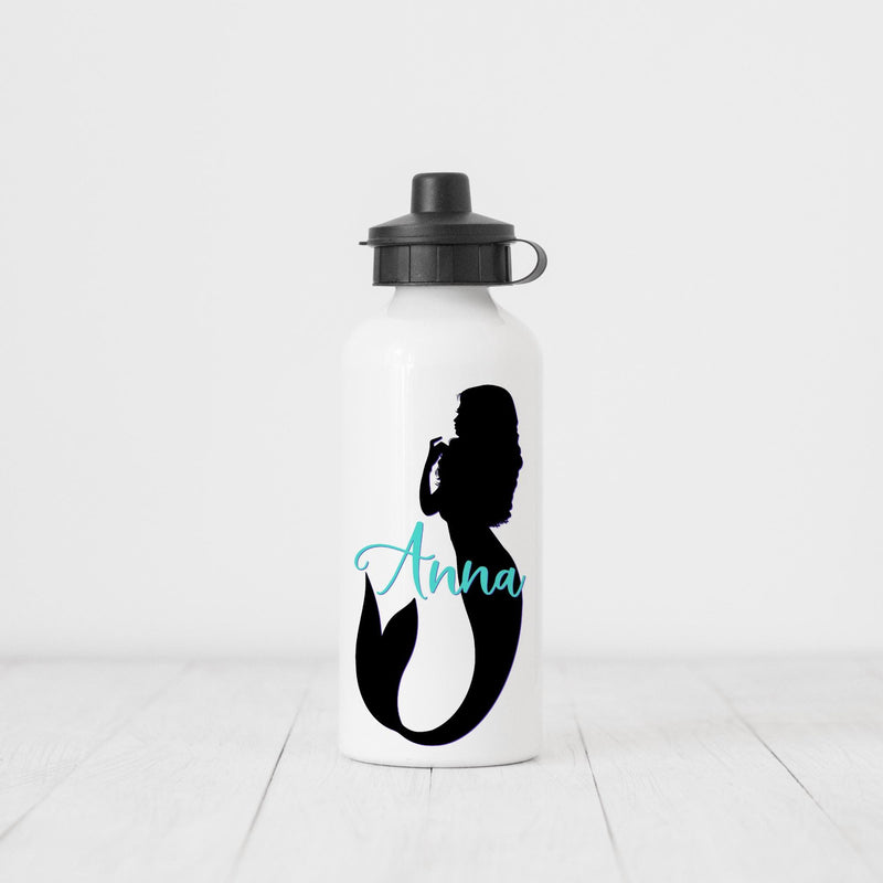 Mermaid Gift, Gift for Her, Nurse Water Bottle, Personalized Water Bottle, Sports Water Bottle, Custom Water Bottle, DB14