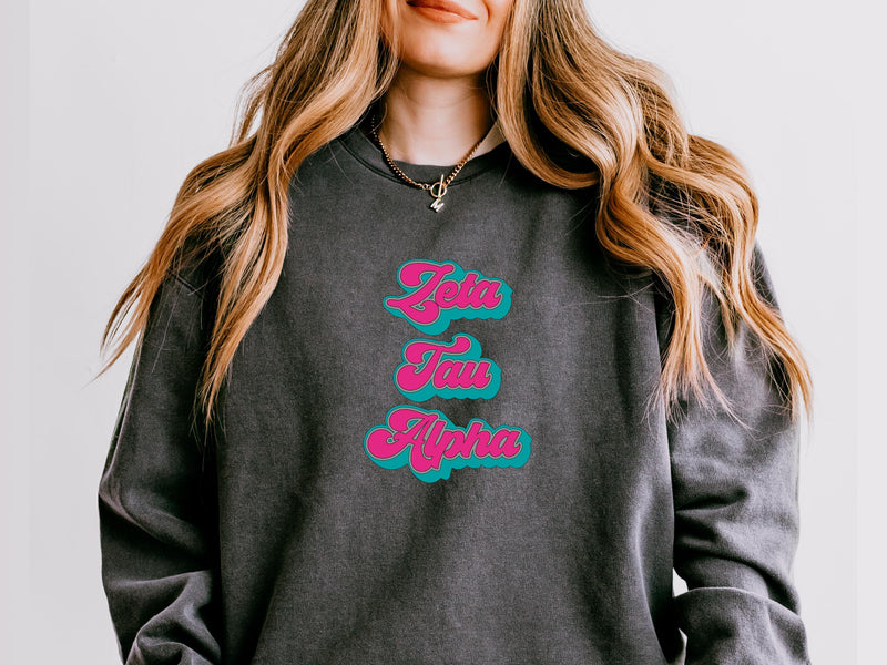 Zeta Tau Alpha Sweatshirt – Big Little Sorority Gift