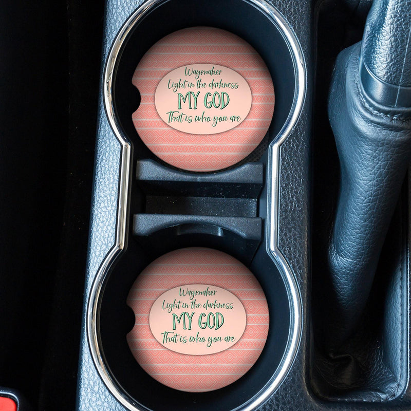 Car Coasters: Rubber or Sandstone - Waymaker Design