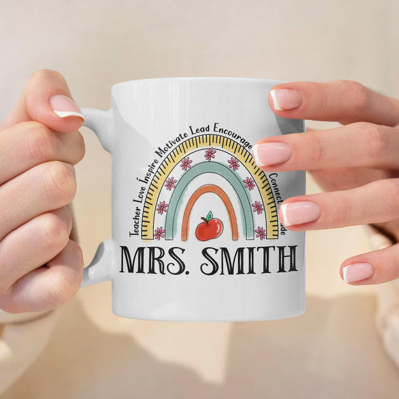 Personalized Teacher Mug - Custom Teacher Appreciation Gift