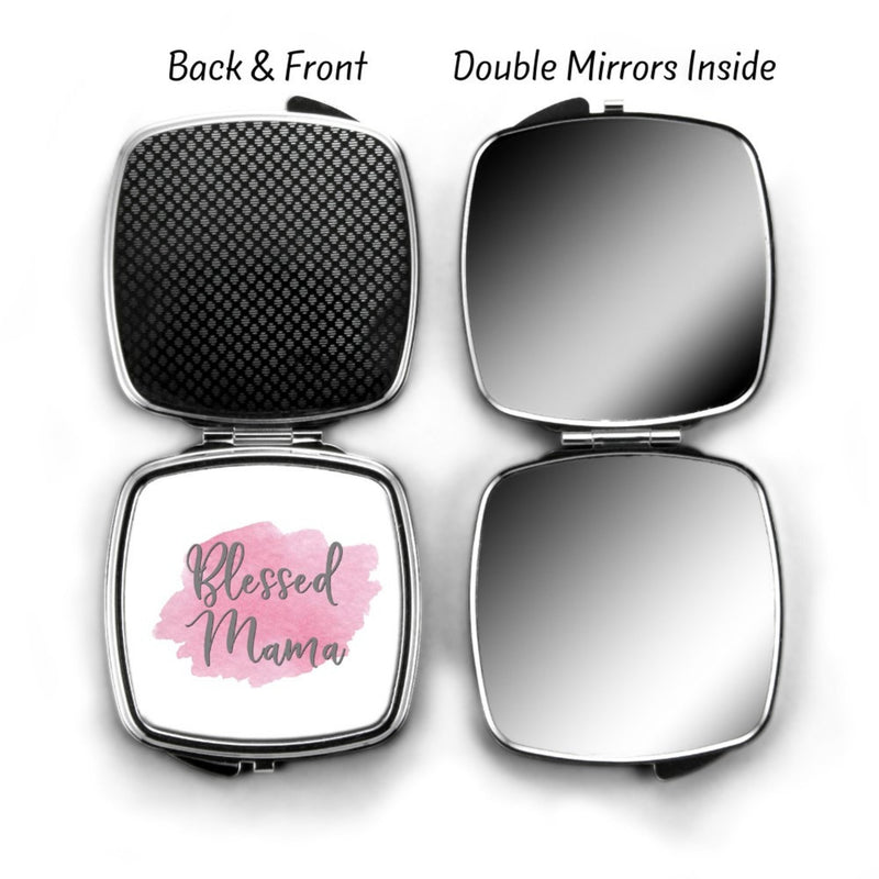 Blessed Mama Compact Mirror Bridesmaid Gift Wife Gift Girlfriend Gift Birthday Gift Best Friend Gift Gift For Mom CP53