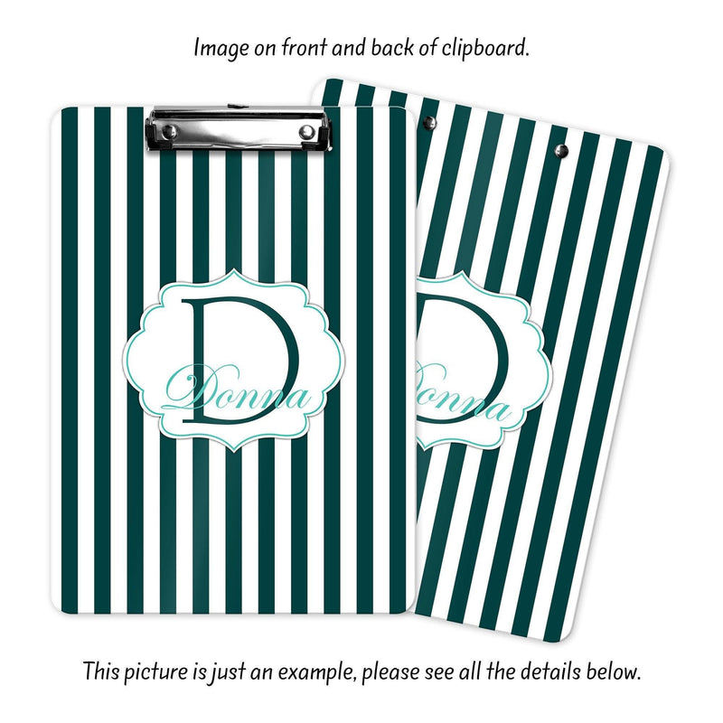Custom Clipboard, Monogram Clip Board, Monogram Teacher Gift, Personalized Office Gifts, Personalized Clip Board, School Supplies, CB14