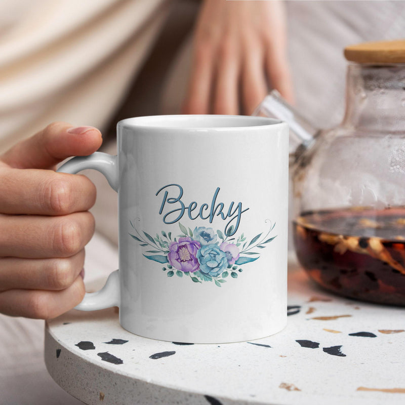 Best Friends Coffee Mug - Custom Mug with Name, Unique Thank You Gift