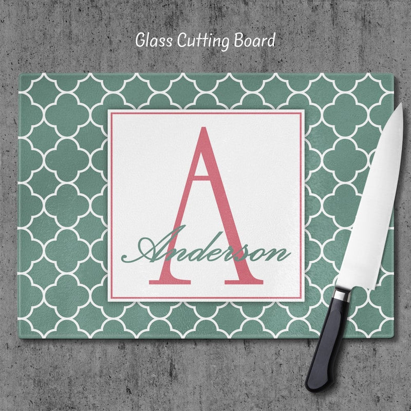 Personalized Cutting Board, Glass Cutting Board, Cutting board, Kitchen Decor, Wedding Gift, Anniversary Gift, Housewarming Gift, GC03