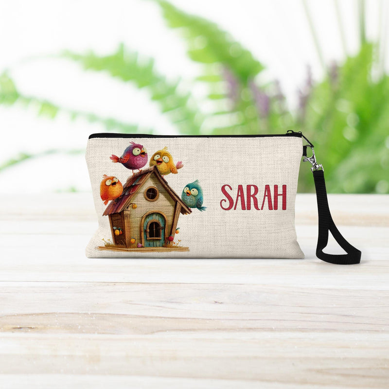 Bird Lover Custom Makeup Bag