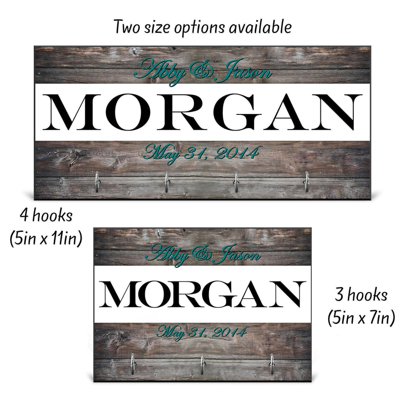 Personalized Housewarming Gift, New Home Gift, Key Holder, Key Rack, Key Hanger, Monogrammed Wedding Gift, Key Wall Organizer, KH12