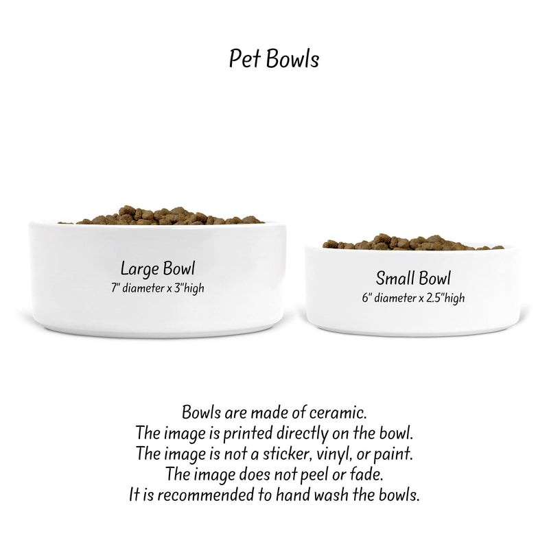Pet Bowl, Dog Bowl, Cat Bowl, Dog Lover Gift, Cat Lover Gift, Dog Gift, Dog Accessories, Cat Gift, Dog Lover, Personalized Dog,PB05