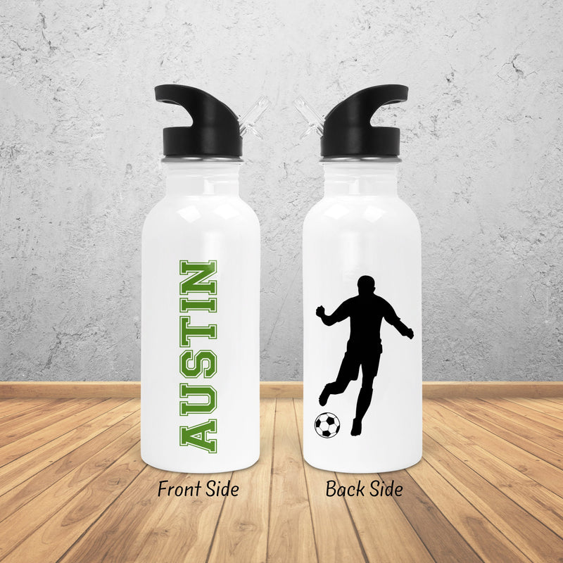 Soccer Gift, Personalized water bottle, soccer water bottle, water bottle, Team Gifts, sports water bottle, custom water bottle, SZ25