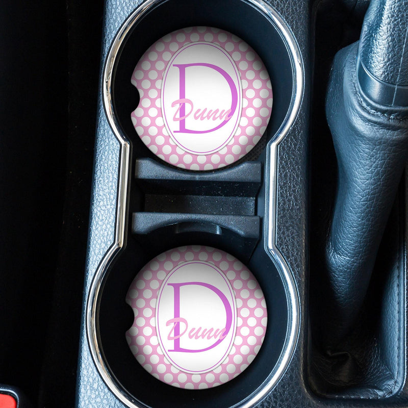 Custom Cute Car Coaster Set – Personalized Car Decor Accessories