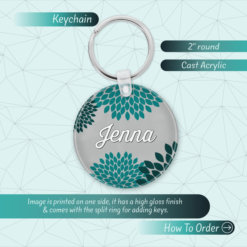 Acrylic Name Keychain – Cute Custom Keychain & Bag Charm